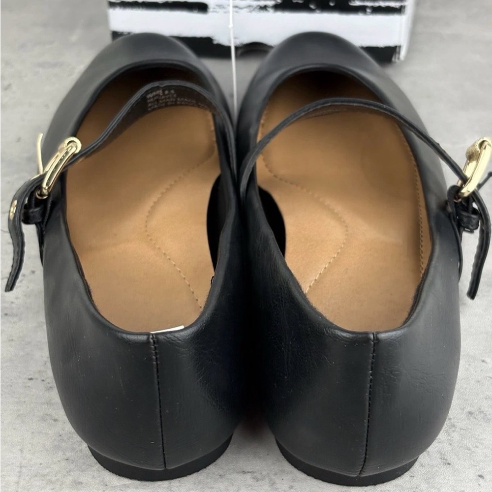 DOLCE VITA Women's Mauryce Buckle Flat Shoes - Black - Size 8 New In Box - Picture 2 of 5